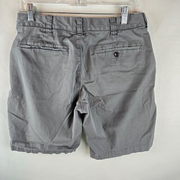 J Crew Shorts Mens 30 Grey Chino Summer Preppy Stretch 9" Inseam Casual Classic - Picture 4 of 9